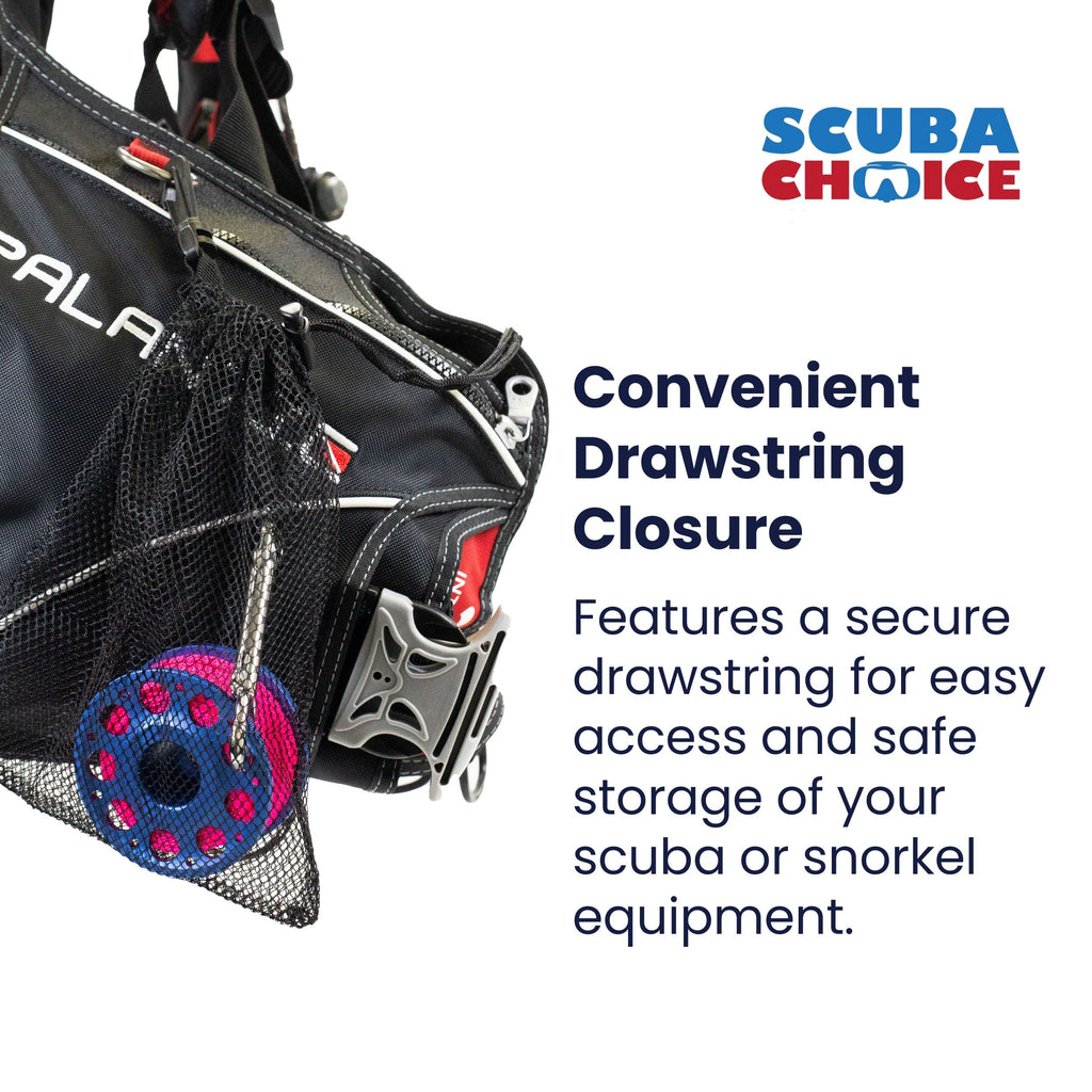 Scuba Choice Mask/ Surface Marker/ Multi Purposes Storage Mesh Bag