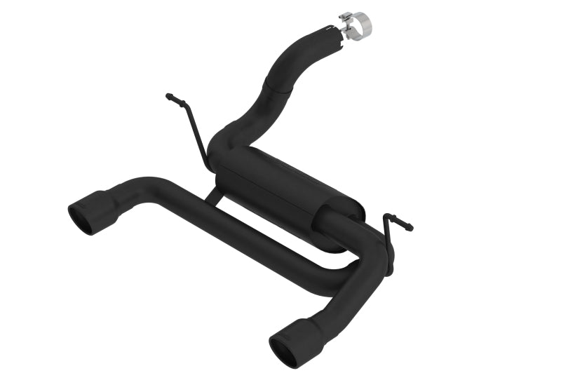 Borla 18-19 Jeep Wrangler JL/JLU 2.0L 4Cyl 2DR/4DR Axle Back Exhaust ATAK w/ 2.5in Tips - Black 11964CB