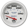 AutoMeter Marine White Air-Core Electric Oil Temperature Gauge 2-5/8in 140-300 Deg F 200765