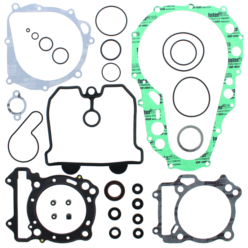 QuadBoss, QuadBoss 04-08 Arctic Cat 400 DVX Complete Gasket Set with Oil Seals – Part Number 564034