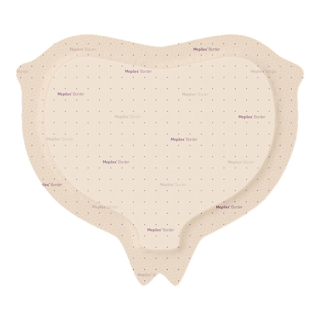 Mepilex® Border Sacrum Foam Dressing, 22 x 25 Centimeter 282455