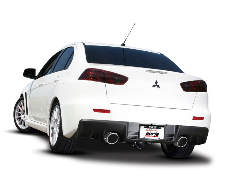 Borla 08-14 Mitsubishi EVO X Catback Exhaust 140285
