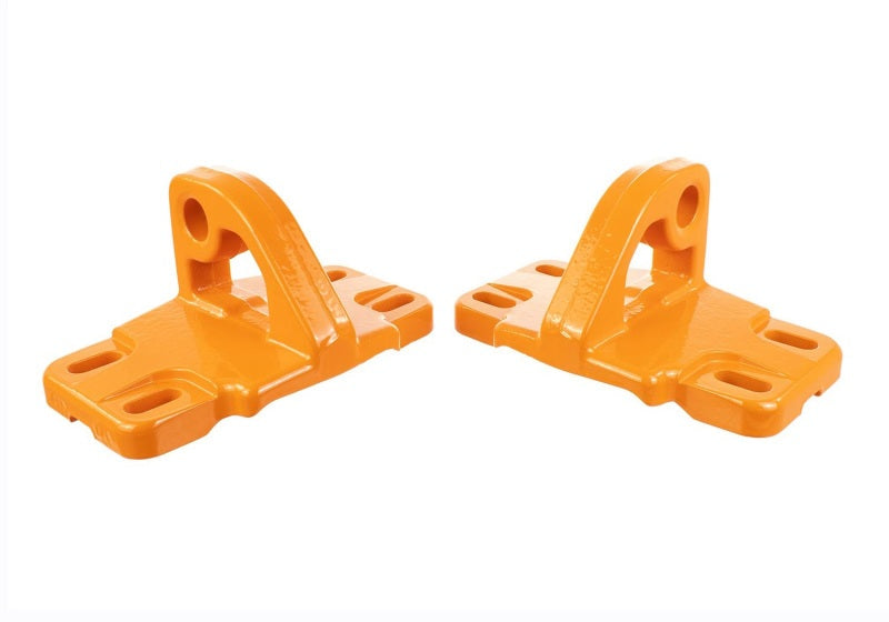 Ford Racing 2021+ Bronco Front Bumper Tow Hooks - Orange (Pair) M-18954-BO