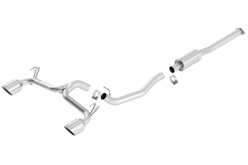 Borla 09-15 Mitsubishi Lancer Ralliart 2.0L 4cyl MT 6spd AWD Catback Exhaust 140334