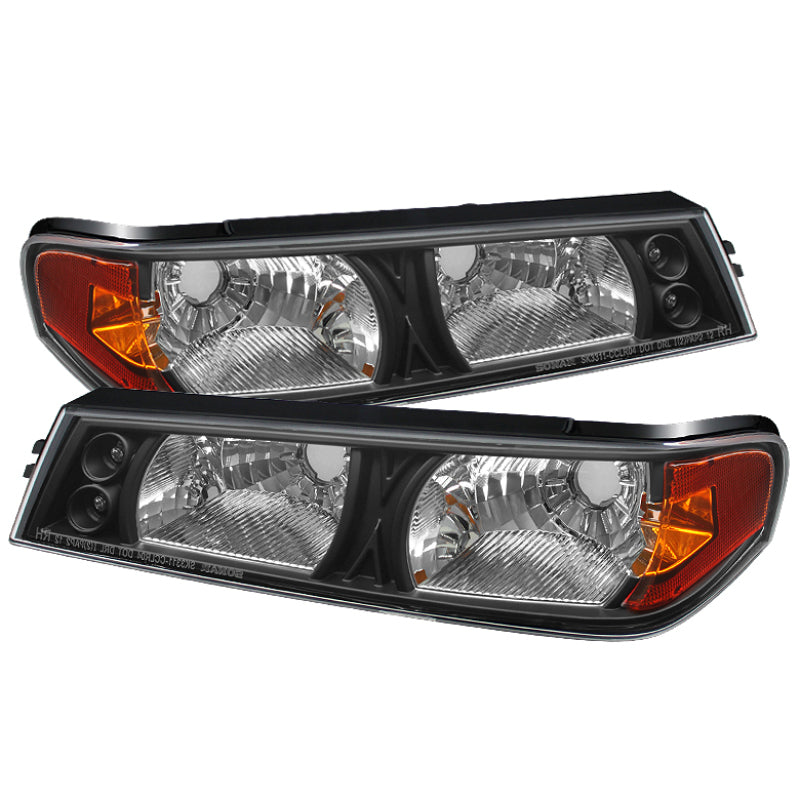 SPYDER Xtune Chevy Colorado 04-12 / GMC Canyon 04-12 Bumper Lights Black CBL-YD-CCO04-BK 5074300
