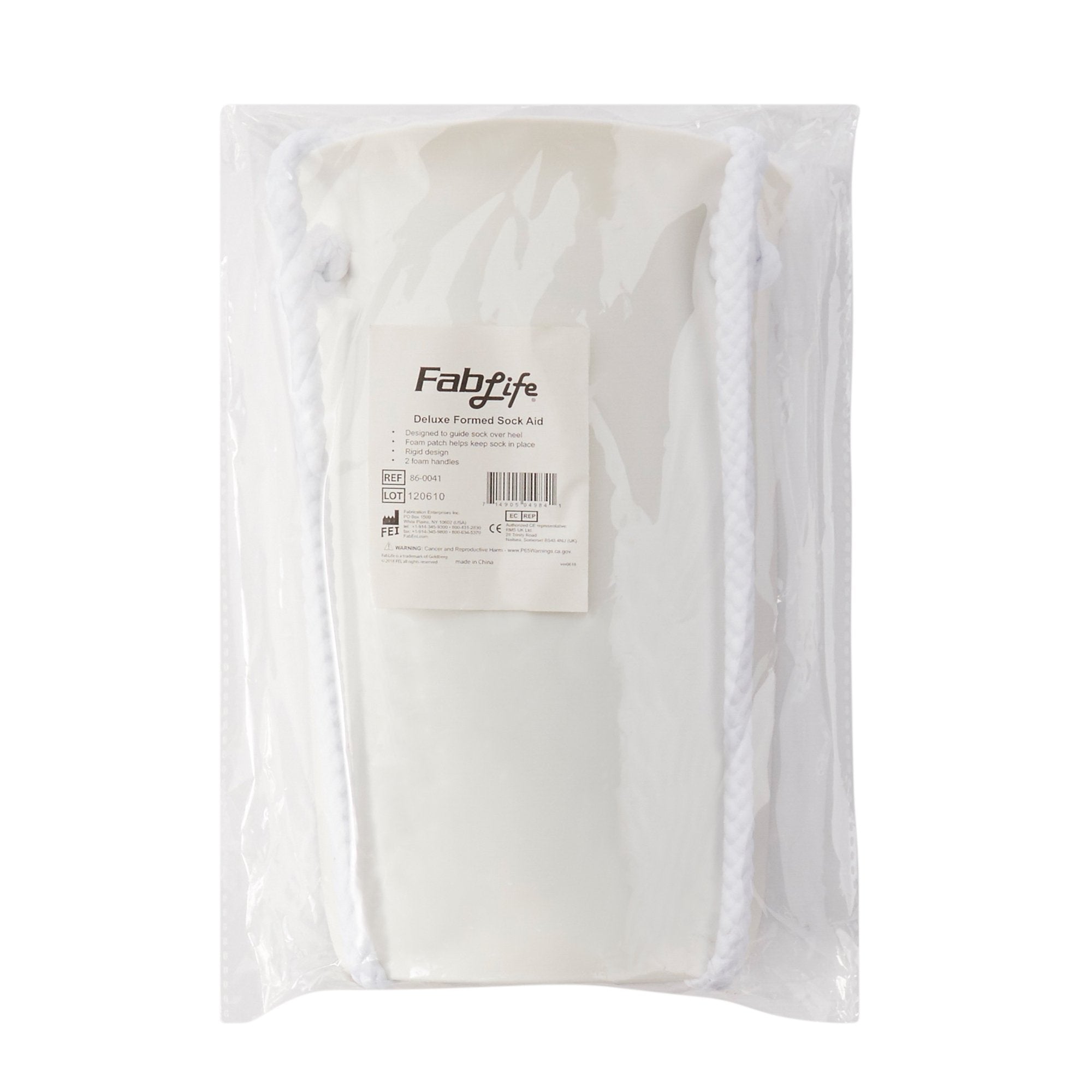 FabLife™ Formed Sock & Stocking Aid with Two Handles 86-0041