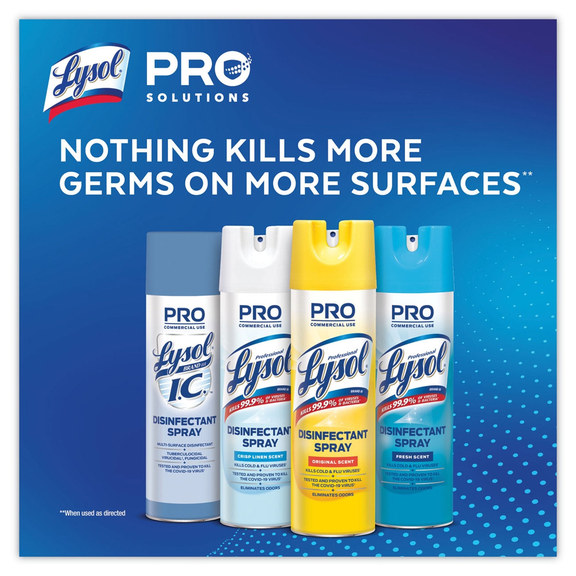Lysol® I.C.™ Surface Disinfectant, 19 oz. Aerosol Spray Can RAC95029CT