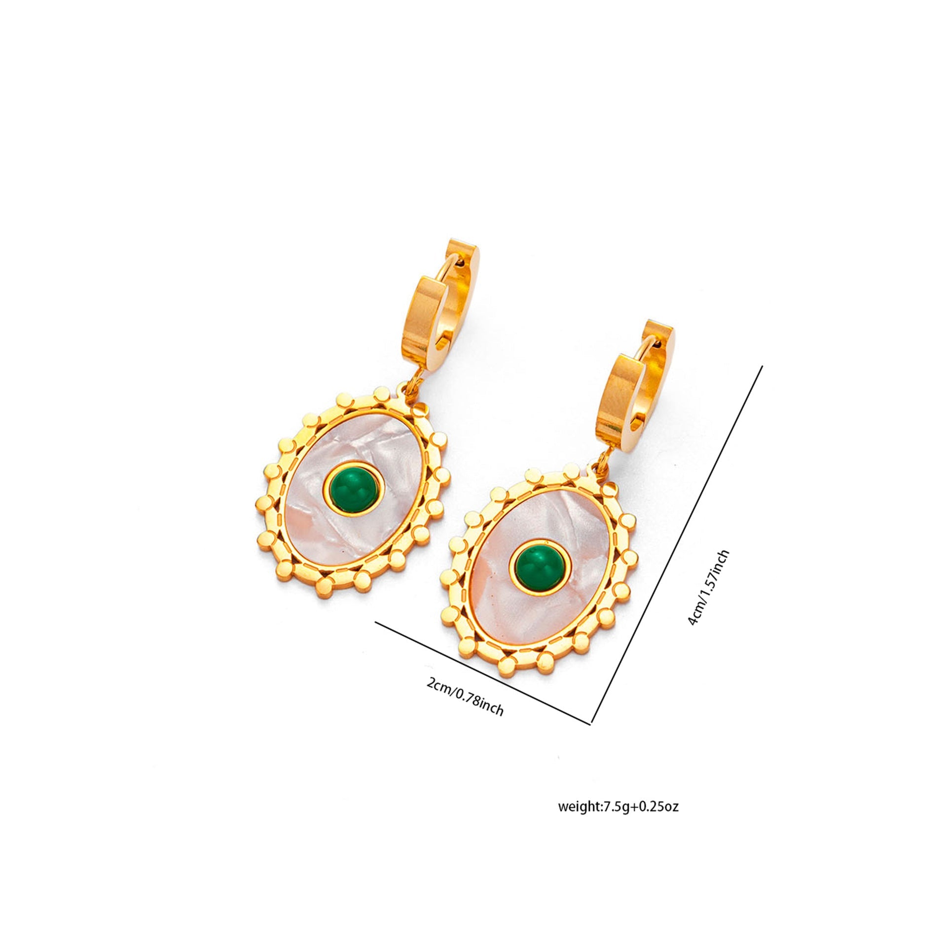 CL European And American Geometric Square Tassel Hollow Butterfly Stainless Steel Earrings