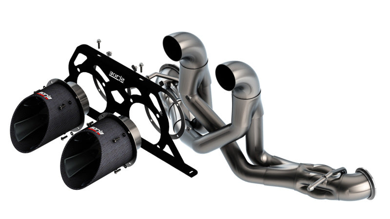 Borla 2017-2022 Ford GT 3.5L V6 AT/MT RWD 2DR 3-2in ATAK Catback 5in Dual Round Angle Cut CF Tips 140818CF