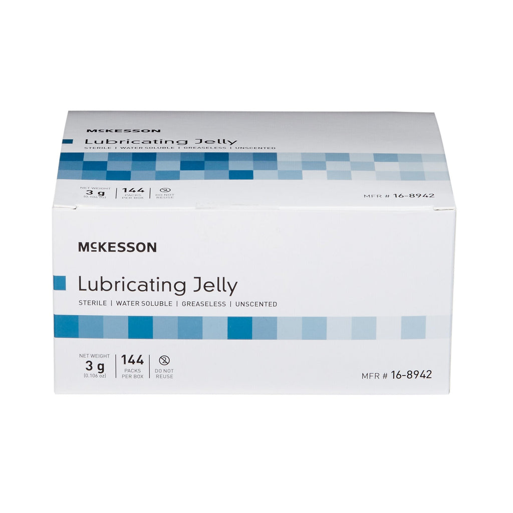 McKesson Lubricating Jelly, 3-gram Packet 16-8942