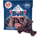ValueBull USA Collagen Braid Beef Large Dog Chews, Thick 6 Inch 25 Count
