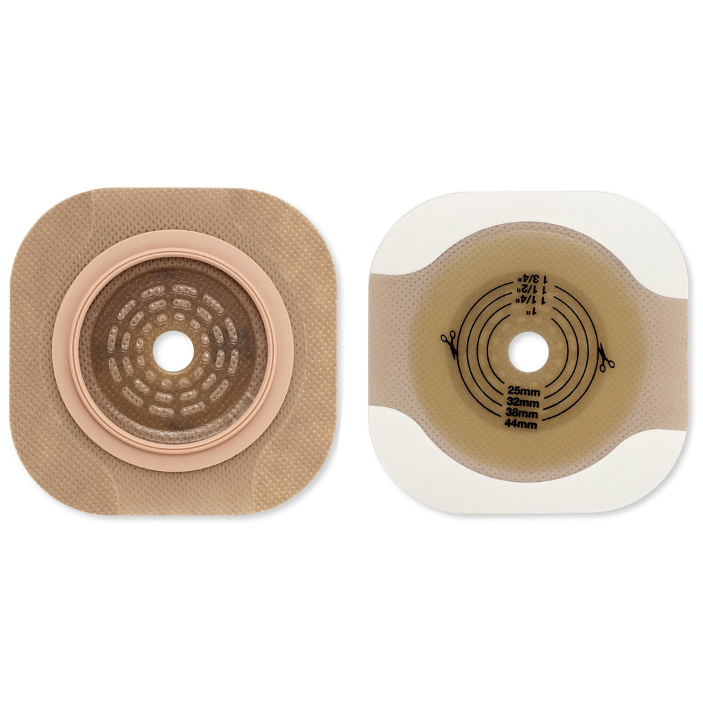 New Image™ Flat CeraPlus™ Ostomy Barrier, 1-1/2 Inch Opening 112018