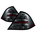 SPYDER Mercedes Benz W203 C-Class 01-03 LED Tail Lights Smke ALT-YD-MBZC01-LED-SM 5069931