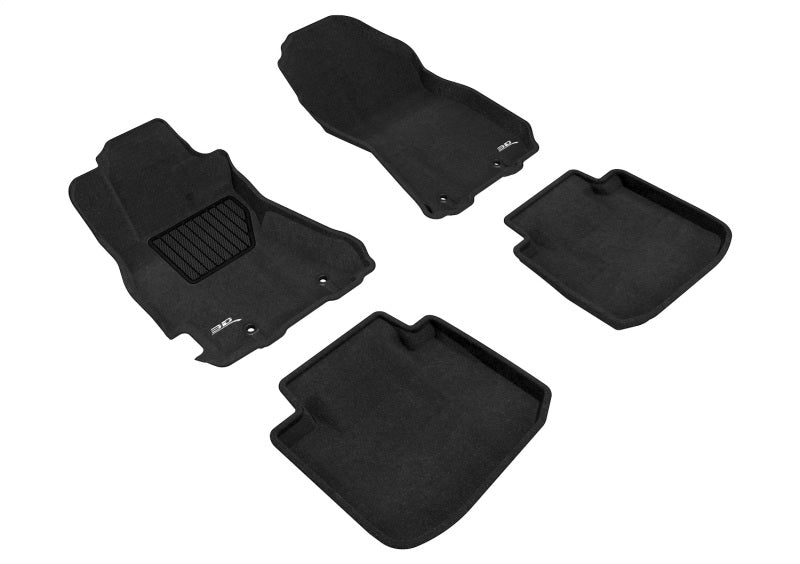 3D MAXpider 15-19 Subaru Legacy/ Outback Elegant 1st 2nd Row - Floor Mat Set (Black) L1SB01304709