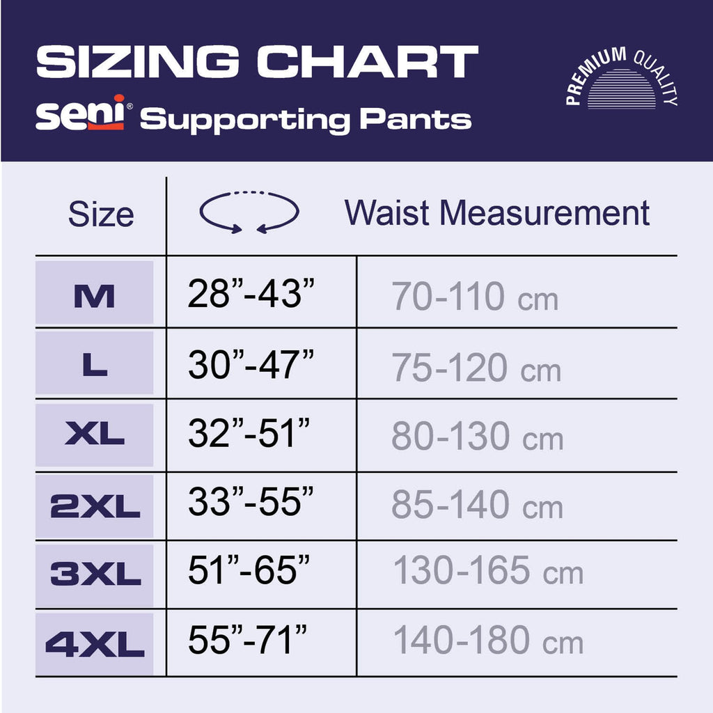 Seni® Pull On Boxer Style Knit Pant, X-Large, Unisex S-XL02-US1