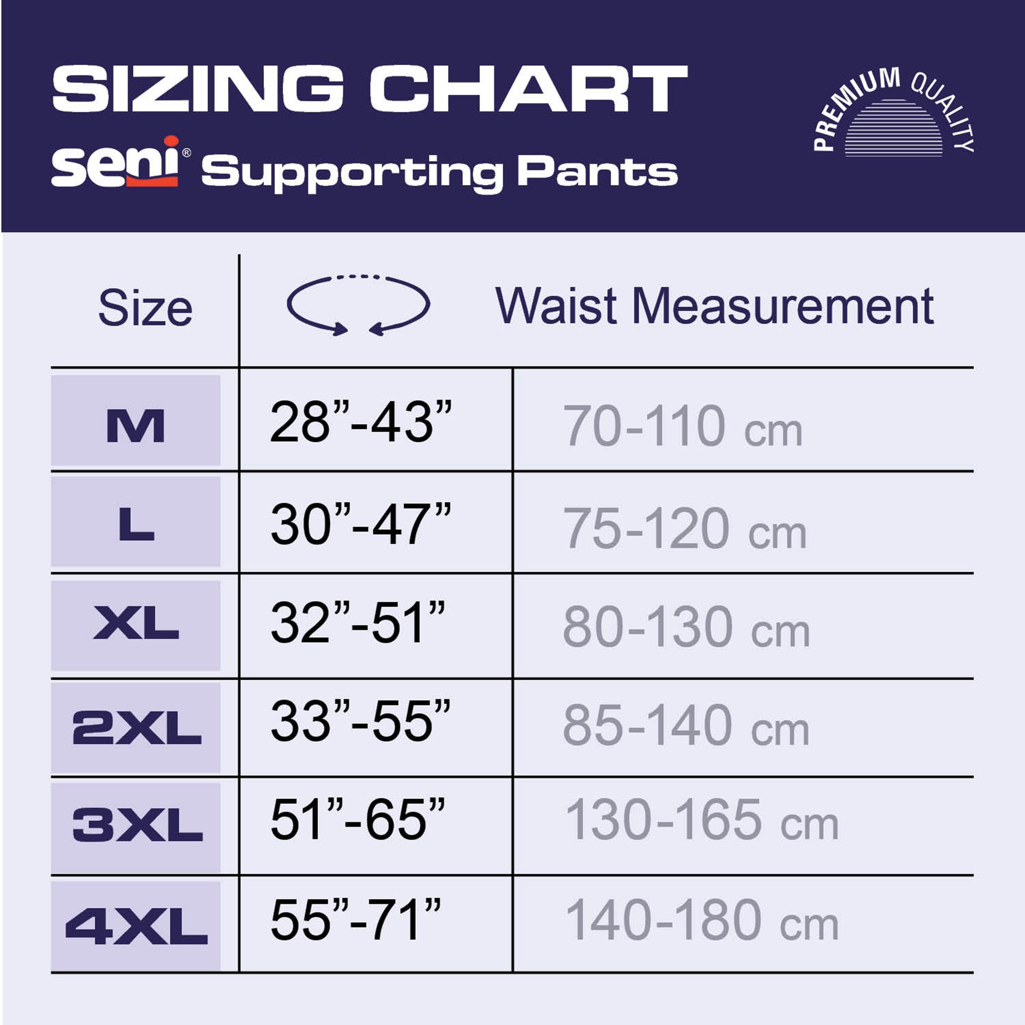 Seni® Pull On Boxer Style Knit Pant, X-Large, Unisex S-XL02-US1