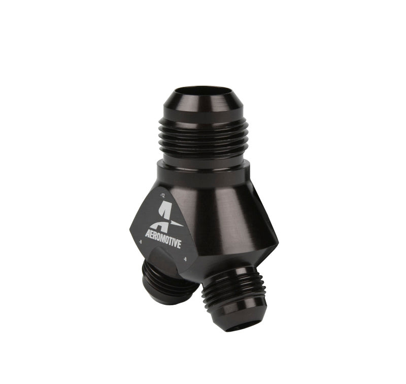 Aeromotive Y-Block, -12 to (2)-08