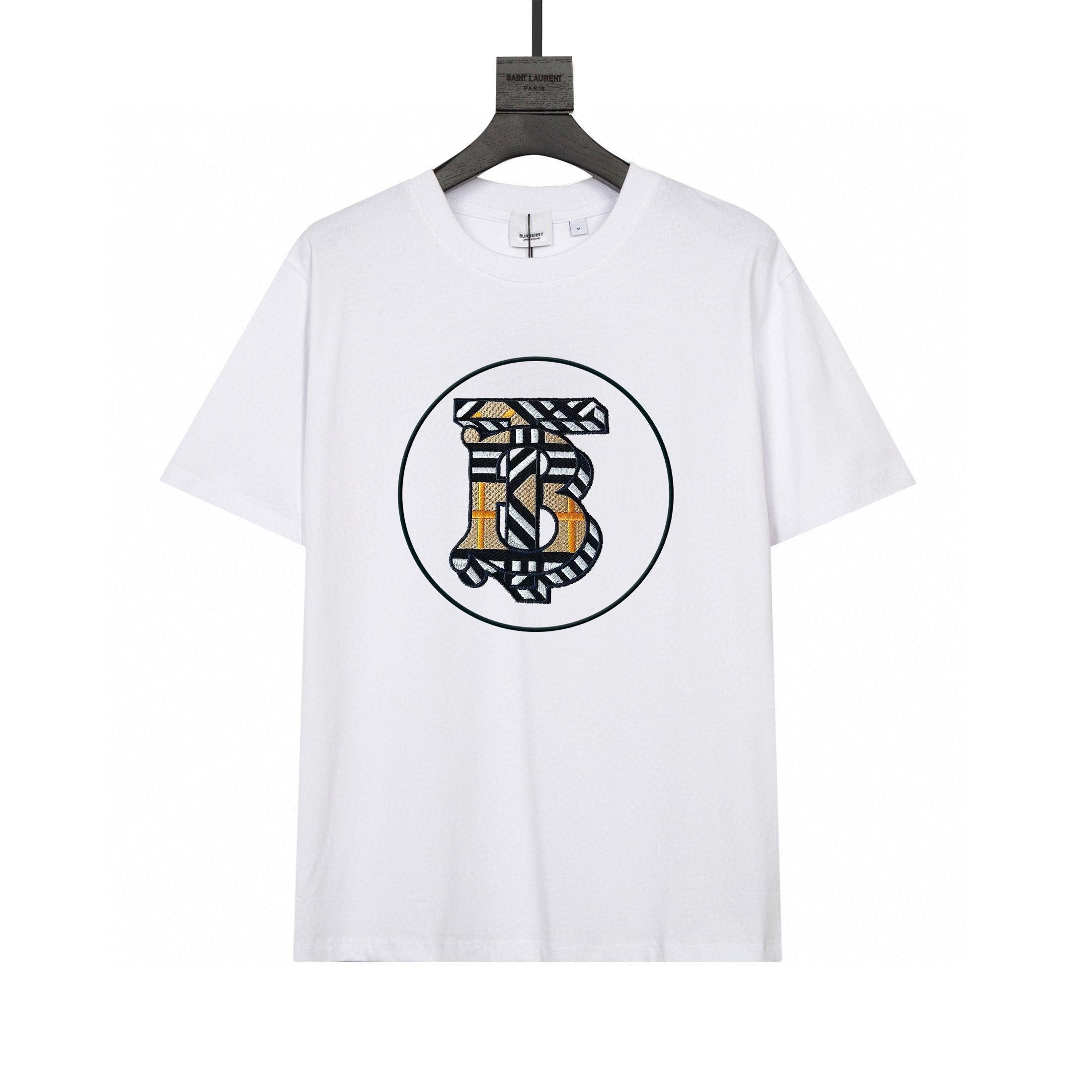 Burberry T-Shirt Without Collar 'White & Beige'