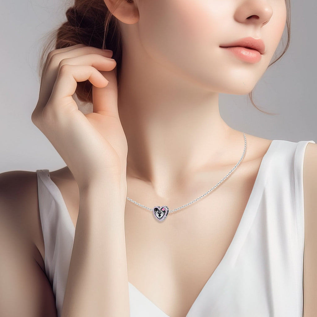 Silver-plated Beaded Pendant Bracelet DIY Accessories Loose Beads