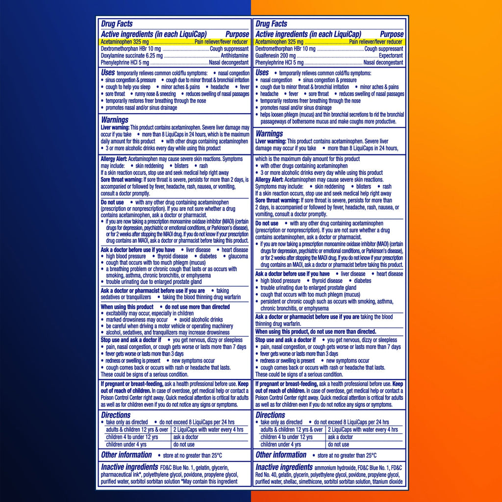 Vicks DayQuil Severe Cold & Flu LiquiCaps 37000051724