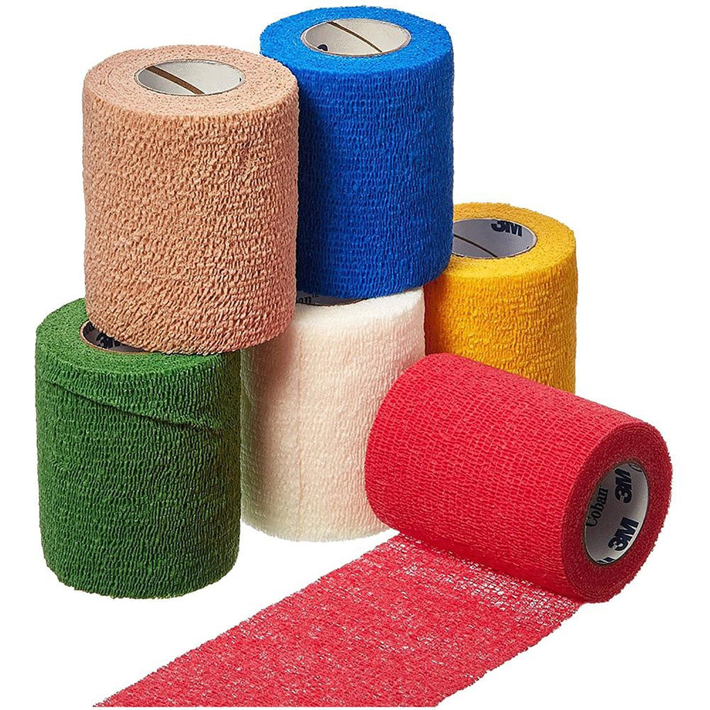 3M™ Coban™ LF Self-adherent Closure Cohesive Bandage, 2 Inch x 5 Yard, Tan 2082