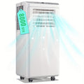 8000 BTU Portable AC Unit (4400BTU SACC) with Remote, 24-Hour Timer, Dehumidifier, And Compact 3-In-1 Air Cooler for Small Spaces, Bedrooms, And Home Offices