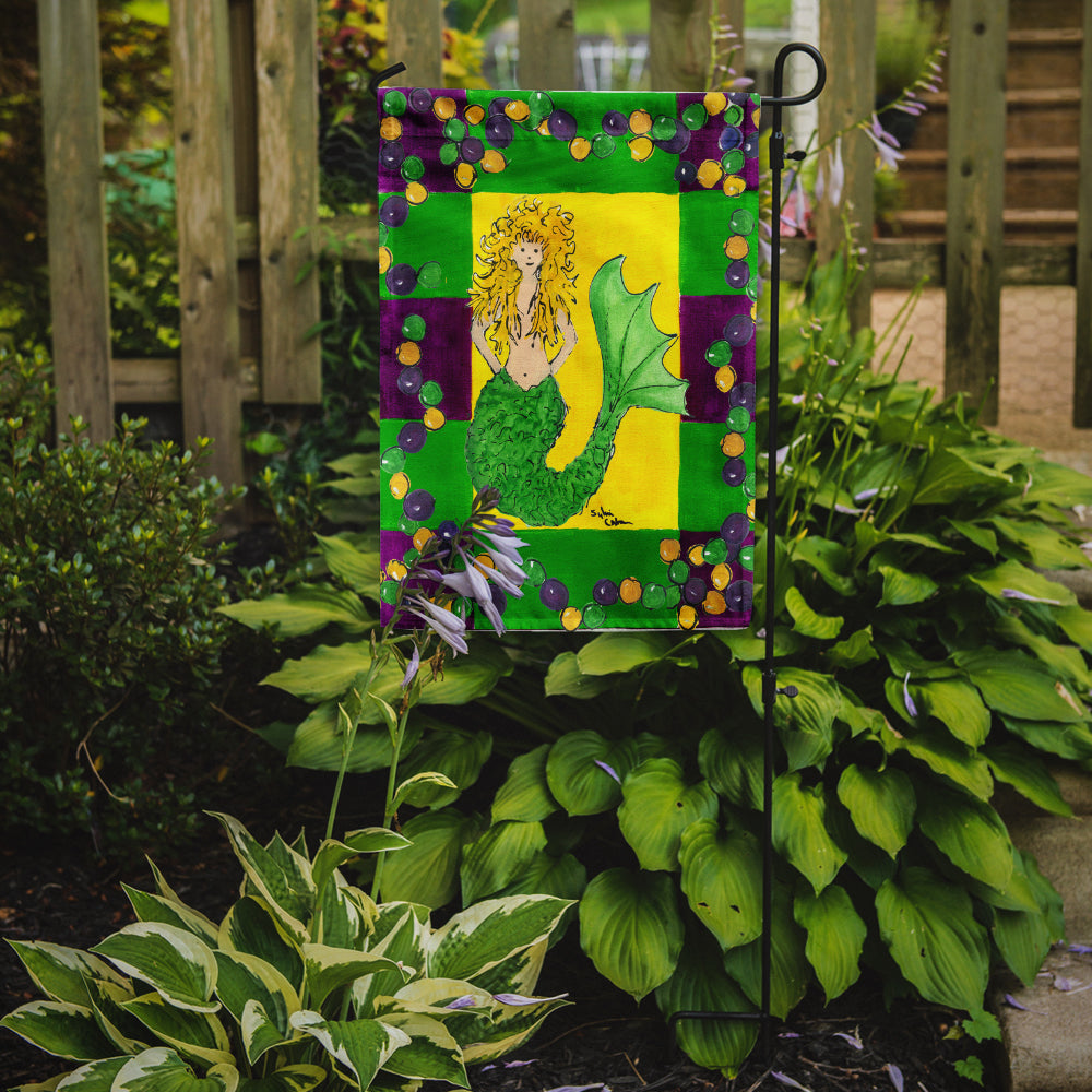 Mardi Gras Mermaid Garden Flag Mailbox Decorative Yard Banner Outside Patio Artwork for Flower Beds, Garden Size, Multicolor