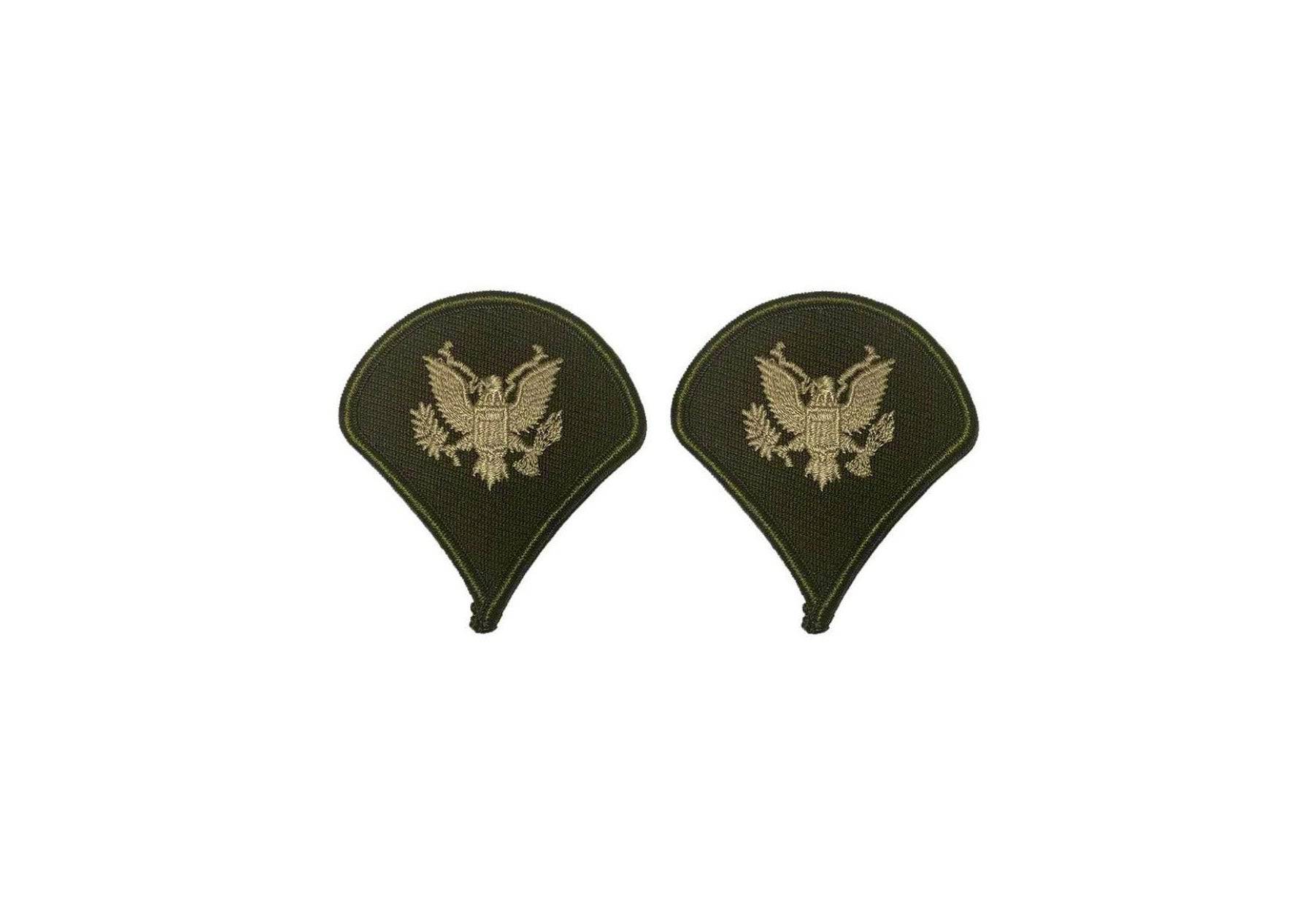 U.S. Army AGSU E4 Specialist Chevron Sew-on Rank (male)