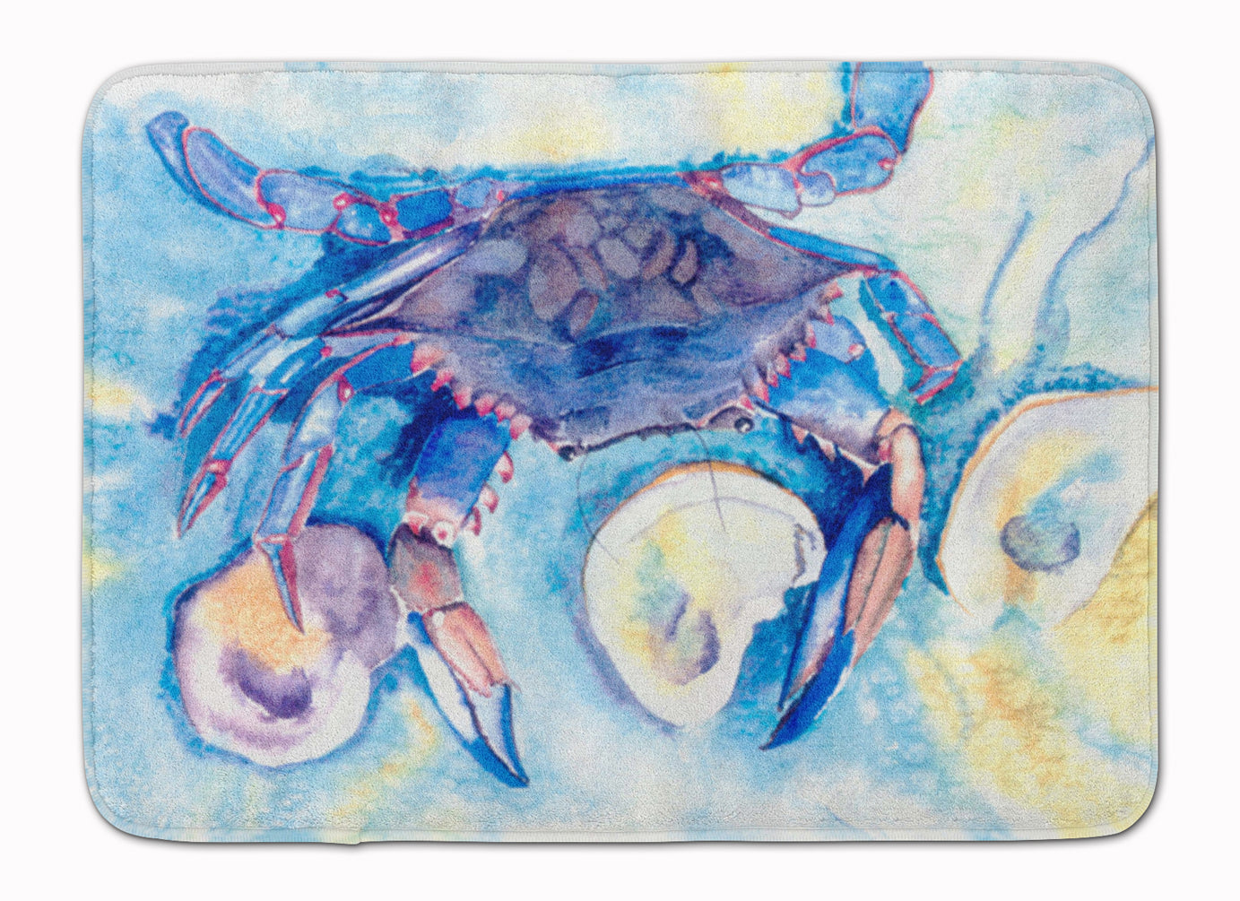 Crab Memory Foam Kitchen Mat Machine Washable Anti-Fatigue Cushion Comfort Bath or Kitchen Rug