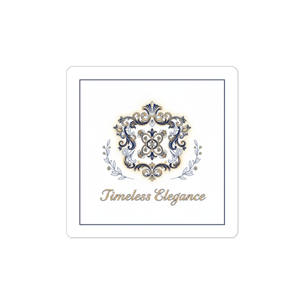 Ornate Brooch Emblem Sticker | vintage emblem, baroque pin design