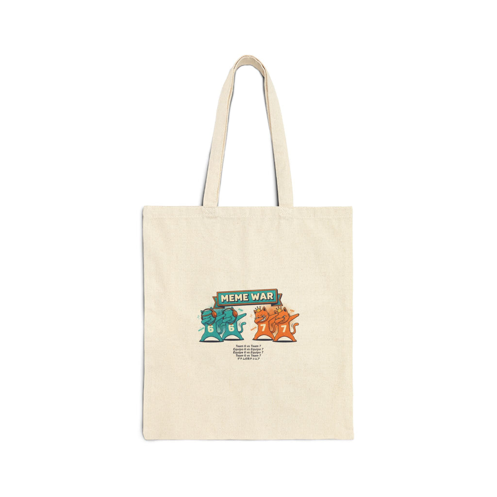 Six Seven Meme Tote Bag — Viral 67 Basketball Slang TikTok Trend Gift