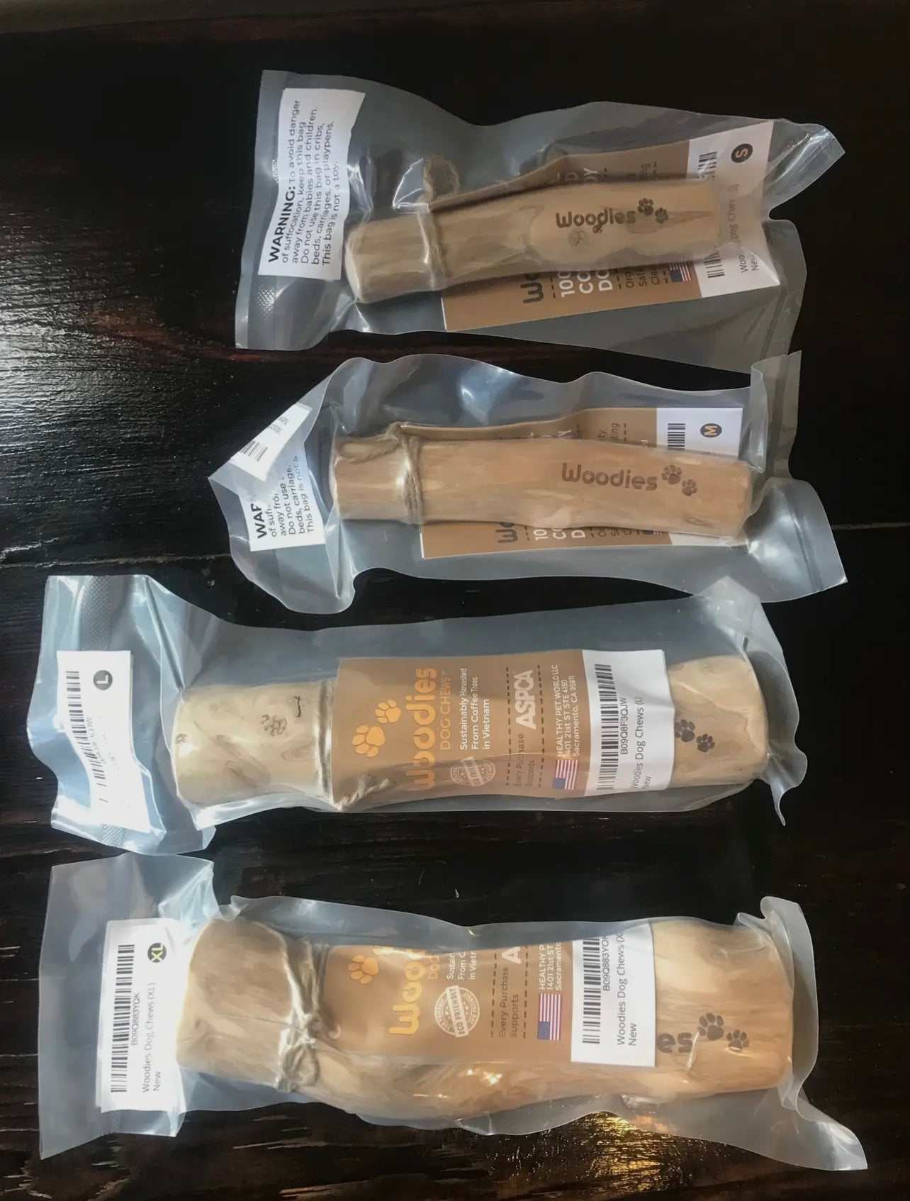 Woodies Coffee Wood Dog Chew