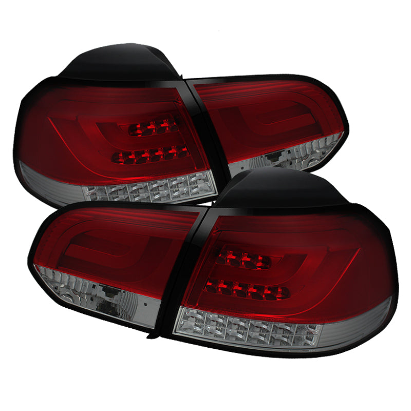 SPYDER Volkswagen Golf/GTI 10-13 G2 Type W Light Bar LED Tail Lights Red Smke ALT-YD-VG10-LED-G2-RS 5071798