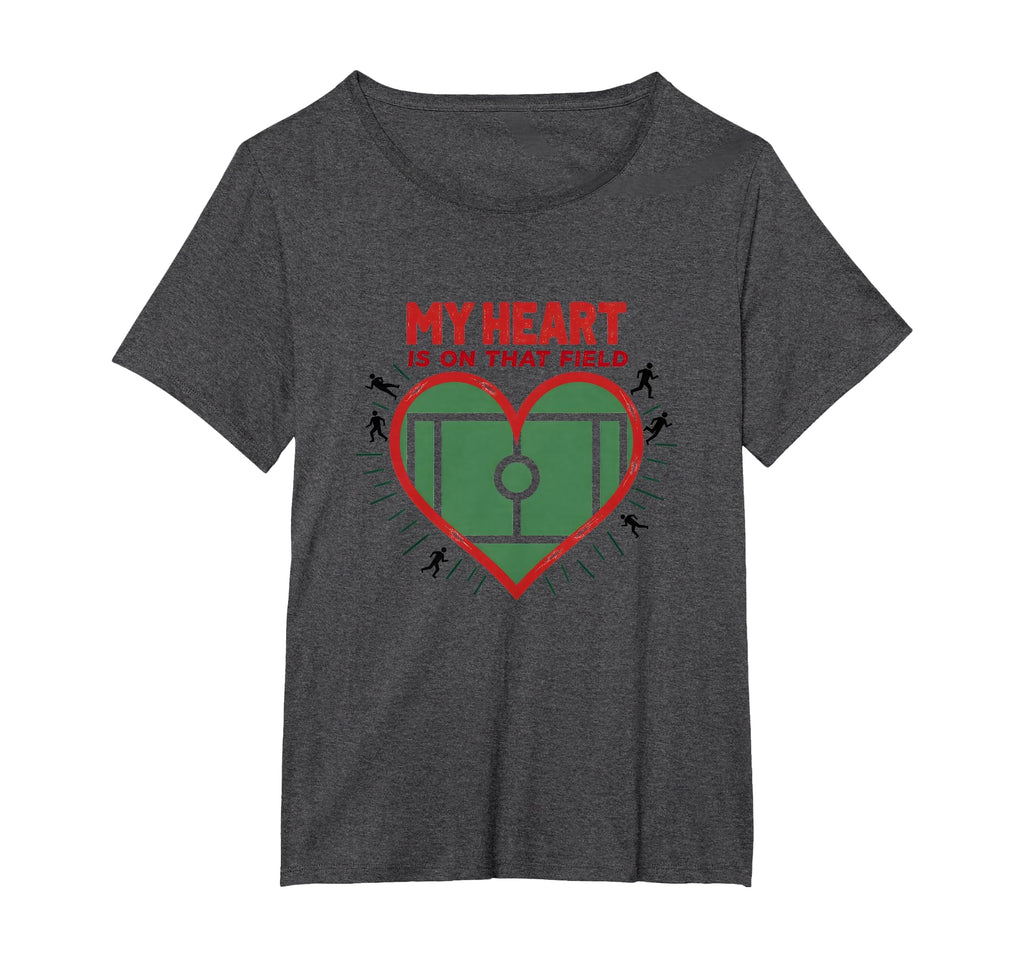 My Heart Is That Field Soccer Fan Passion T-Shirt - Unique Graphic Unisex