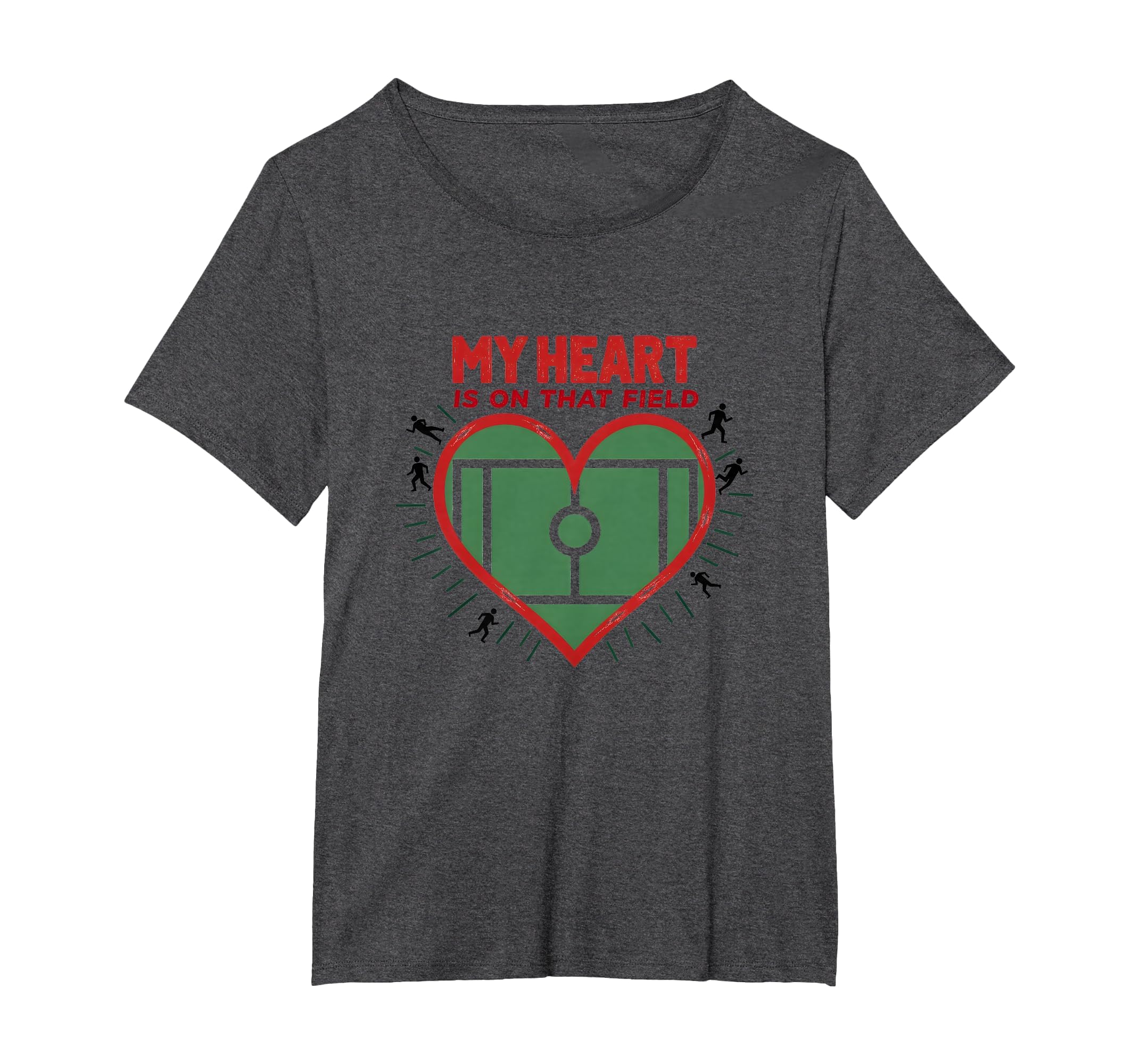 My Heart Is That Field Soccer Fan Passion T-Shirt - Unique Graphic Unisex