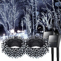 Solar String Lights Outdoor, 2 Pack 200 Led Solar Fairy Lights for Outside Waterproof 145ft Cool White Solar Lights 8 Lighting Mode Solar String Lights for Outside,Garden,Courtyards,Trees