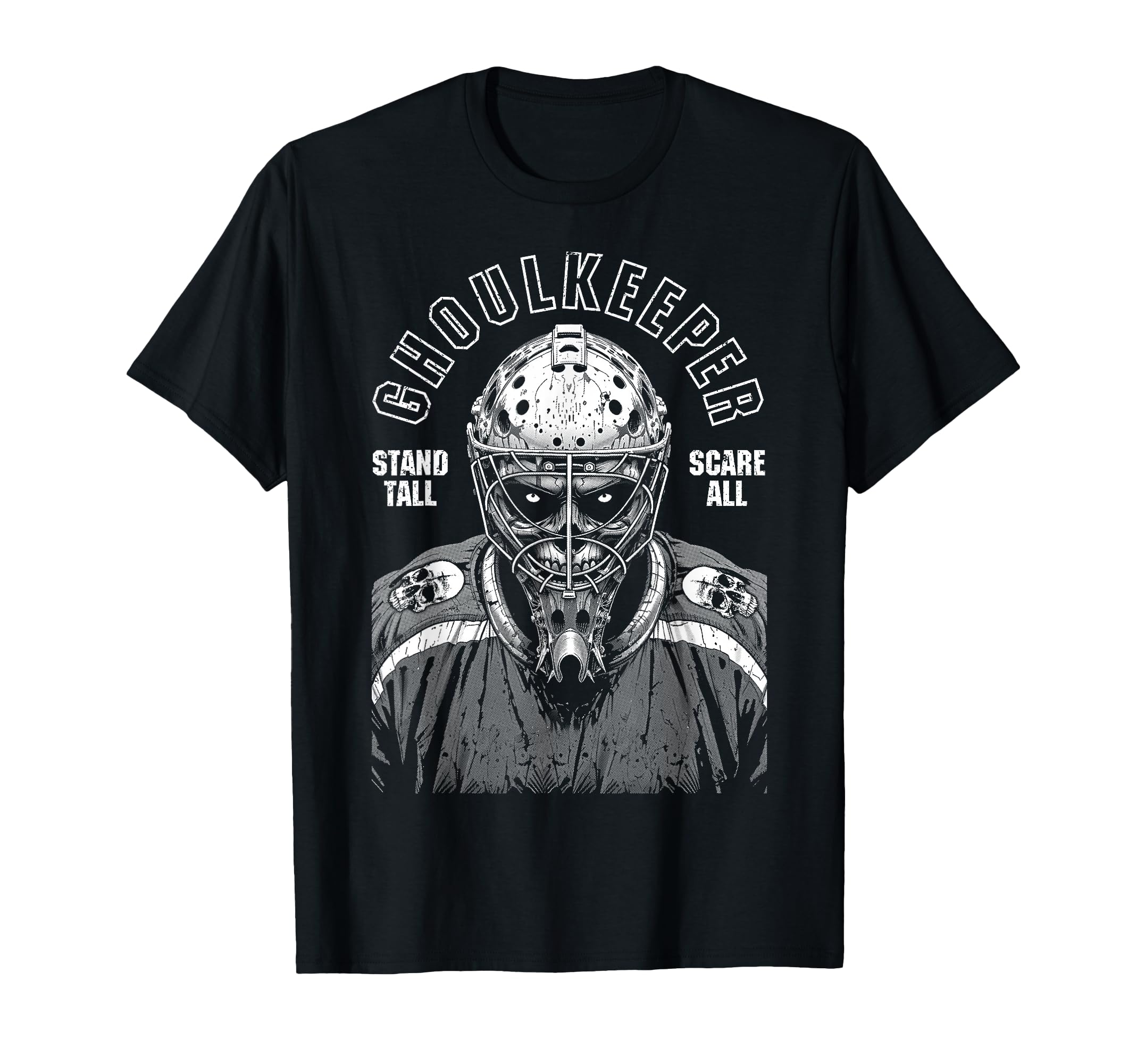 Ice Hockey Goalie Goalkeeper T-Shirt - Minimalist Print for Adults
