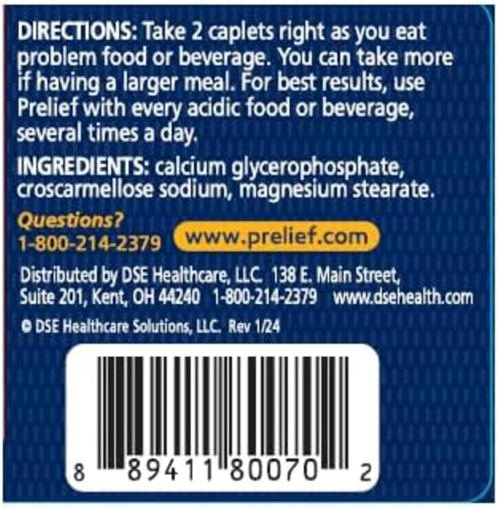 Prelief Dietary Supplement for Bladder Relief & Urinary Tract Support, 300 Capsules.