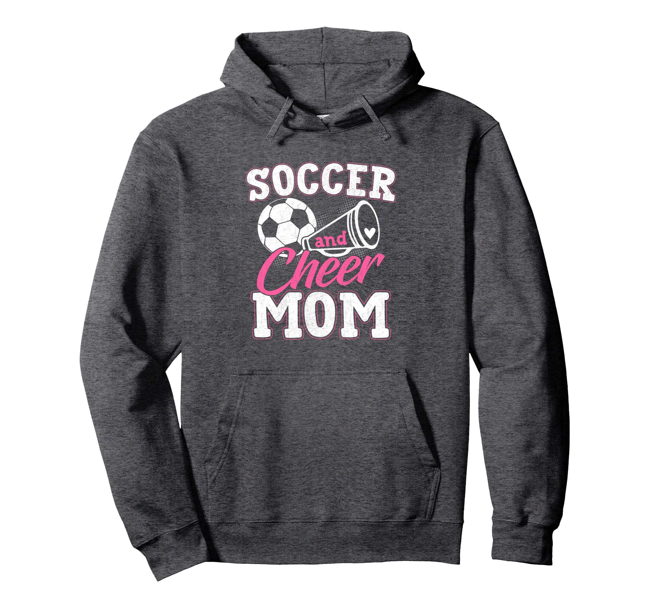Funny Cheerleading Mom Soccer And Hoodie - Novelty Apparel for Adults