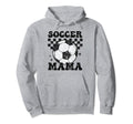 Soccer Mama Checkered Funny Soccer Hoodie - Novelty Apparel Men Women