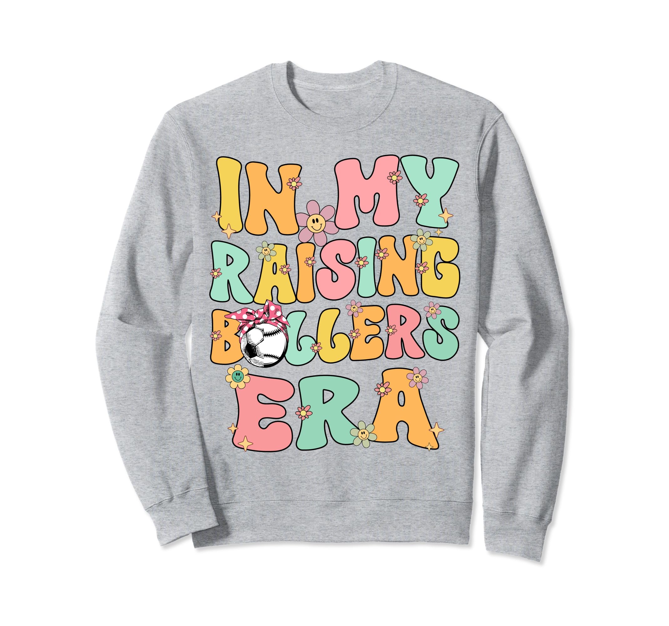 My Raising Ballers Era Baseball Sweatshirt - Fun Novelty Design Men Women