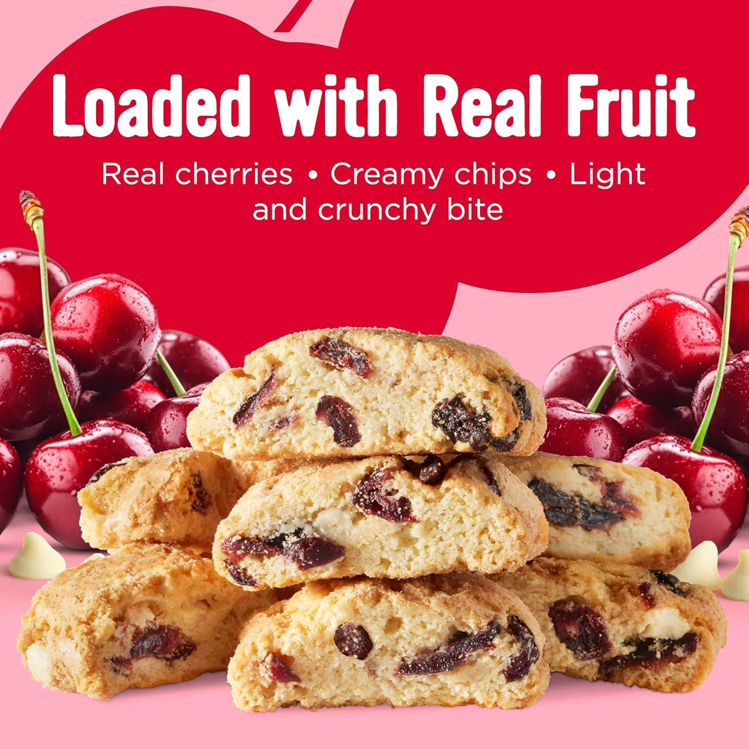 Cooper Street Cookies, Michigan Cherry White Chocolate, 5 Oz. (Pack of 6)