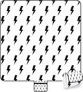 79''x79'' Extra Large Picnic Blankets, Waterproof Sandproof Foldable Outdoor Picnic Mat, Portable 3-Layer Fabric Beach Blanket for Camping, Park, Travel, Family Friends-Stylish Lightning Pattern
