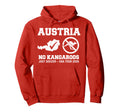 Austria No Kangaroos Just Soccer 2026 Hoodie - Aesthetic Graphic Unisex