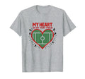 My Heart Is That Field Soccer Fan T-Shirt - Aesthetic Graphic Men Women