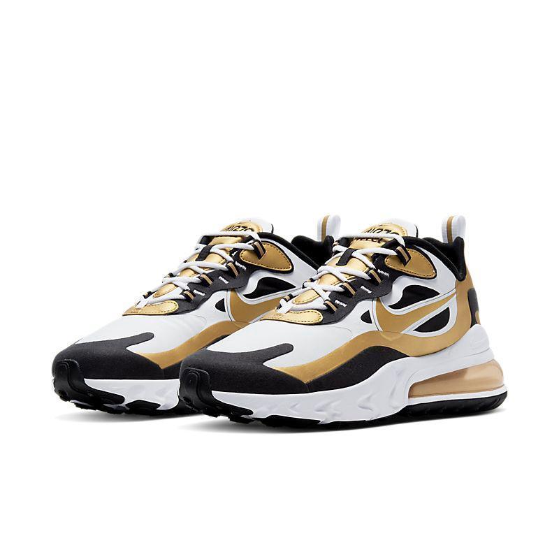 Nike Air Max 270 React 'White Metallic Gold'
