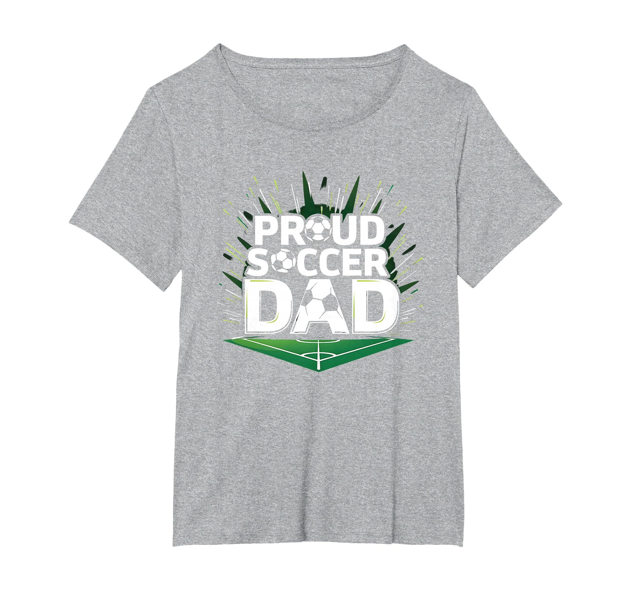 Proud Soccer Dad Cheering Sideline T-Shirt - Custom Art Print Unisex
