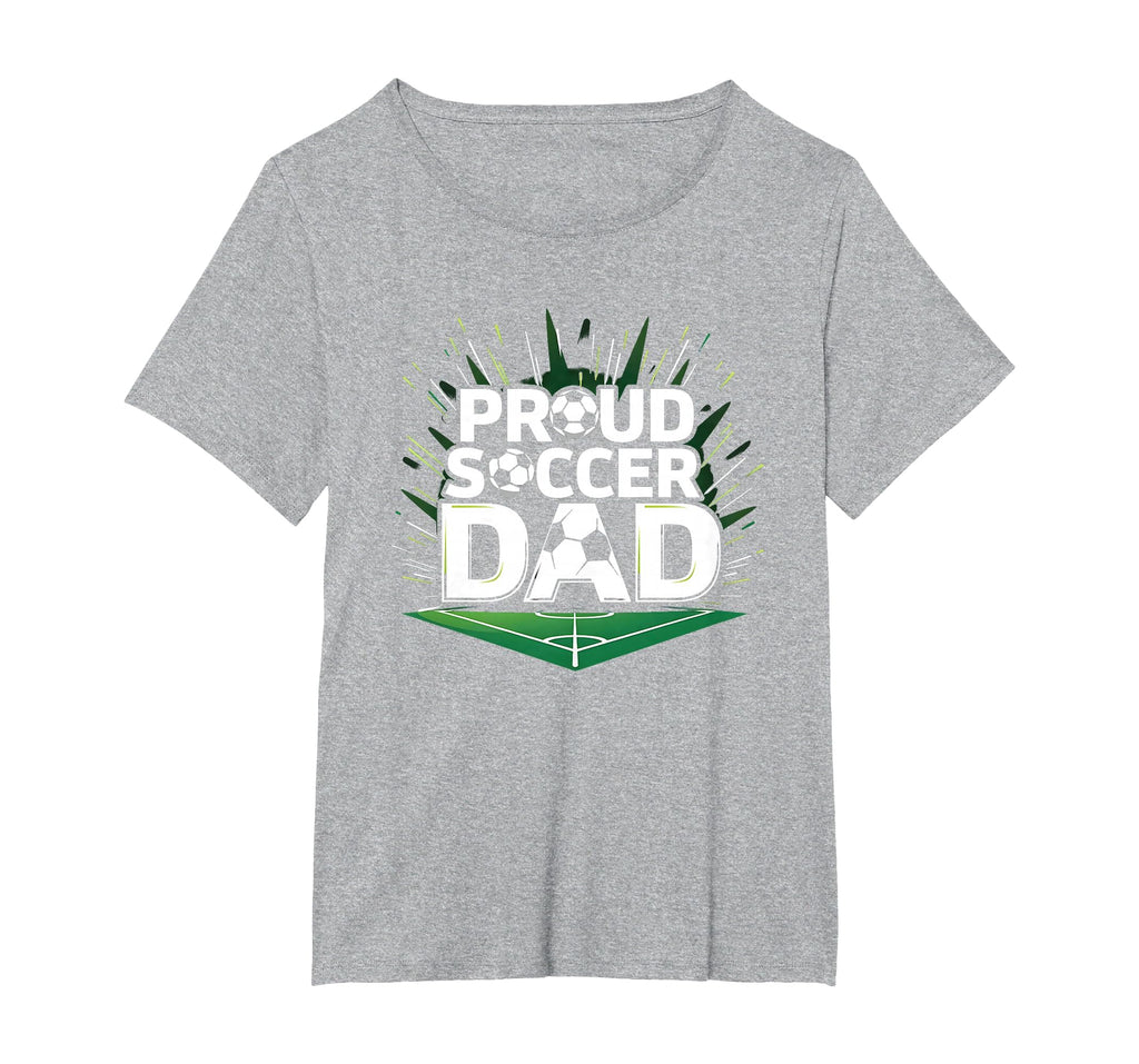 Proud Soccer Dad Cheering Sideline T-Shirt - Streetwear Style for Adults