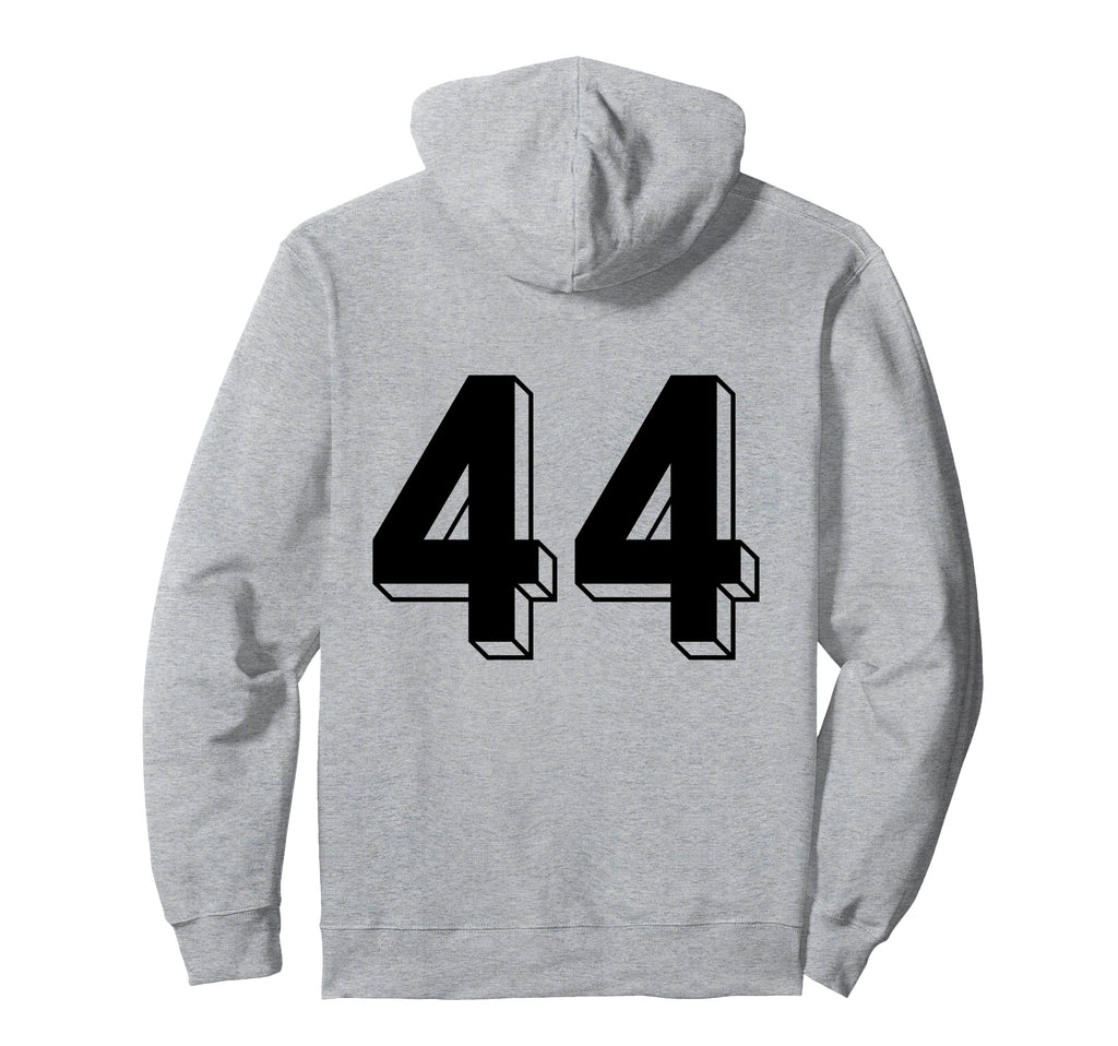Number 44 Backside 80S 90S Team Jersey Hoodie - Trendy Graphic Unisex