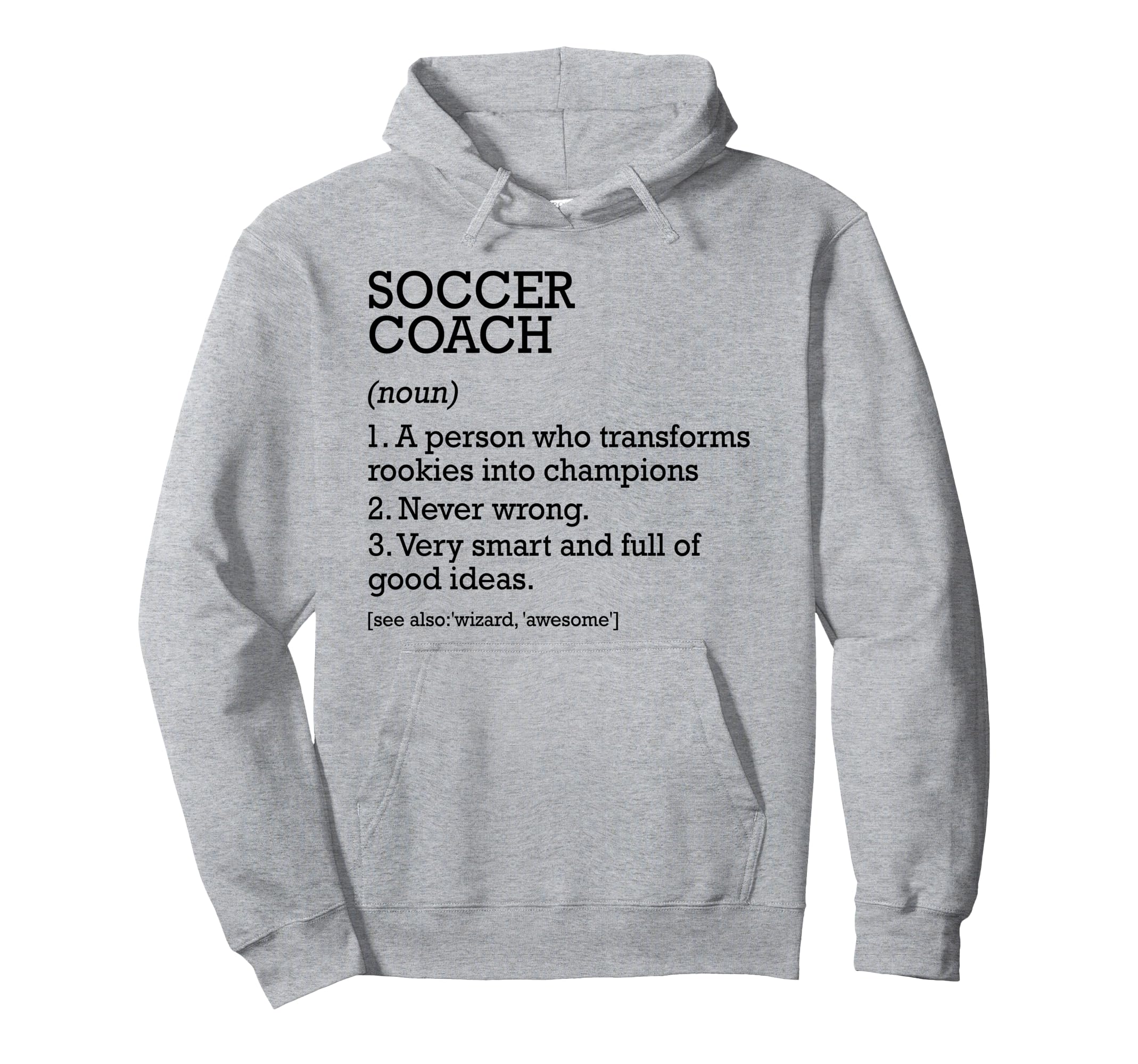 Soccer Coach Job Definition Hoodie - Aesthetic Graphic for Adults
